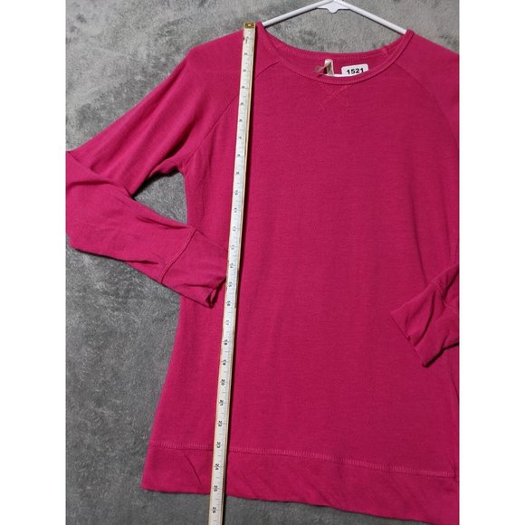 🍑COL STORY Women Knit Sweater Pullover Long Sleeve Solid Pink LARGE(12-14) - Picture 3 of 10